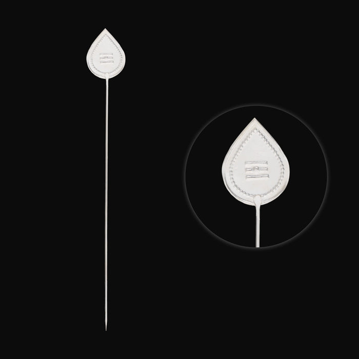 God Murugan Vel - 10 x 1.25 Inches | Muruga Vel/ White Metal Vel for Pooja - Deity Accessories