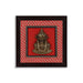 Brass Kalash Framed On Raw Silk Photo Frame - 15 x 15 Inches | Kalasam Picture Frame for Wall Decor - Hindu God Photos & Frames