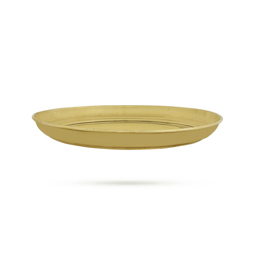 Brass Plate - 0.5 x 5.75 Inches | Thali Plate/ Pooja Plate for Home - Pooja Plate & Tray