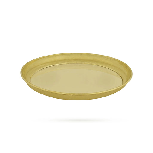 Brass Plate - 0.5 x 5.75 Inches | Thali Plate/ Pooja Plate for Home - Pooja Plate & Tray