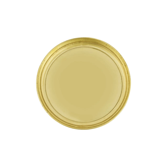 Brass Plate - 0.5 x 5.75 Inches | Thali Plate/ Pooja Plate for Home - Pooja Plate & Tray