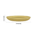 Brass Plate - 0.5 x 5.75 Inches | Thali Plate/ Pooja Plate for Home - Pooja Plate & Tray