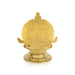 Ashtalakshmi Design Kamakshi Deepam - 7.5 x 4.5 Inches | Brass Lamp/ Gold Polish Kamatchi Vilakku for Pooja - Deity Lamps