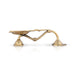 One Mukh Aarti - 2 x 9 Inches | Brass Aarti/ Kapoor Dhani/ Camphor Burner With Handle For Daily Pooja Use - Kapur Aarti