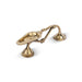 One Mukh Aarti - 2 x 9 Inches | Brass Aarti/ Kapoor Dhani/ Camphor Burner With Handle For Daily Pooja Use - Kapur Aarti