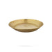 Brass Plate - 2.25 x 18 Inches | Thambulam Thattu/ Thali Plate/ Pooja Plate for Home - Pooja Plate & Tray