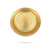 Brass Plate - 2 x 14 Inches | Thambulam Thattu/ Thali Plate/ Pooja Plate for Home - Pooja Plate & Tray