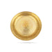 Brass Plate - 1.5 x 11 Inches | Thambulam Thattu/ Thali Plate/ Pooja Plate for Home - Pooja Plate & Tray