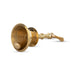 Hand Bell With Peacock Design Handle - 12 x 4.5 Inches | Brass Bell/ Ghanti for Pooja - Pooja Bells