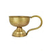 Sambrani Stand - 6 x 10 Inches | Brass Dhoopakal with Handle/ Dhoop Stand/ Dhoop Holder for Pooja - Sambrani Stand