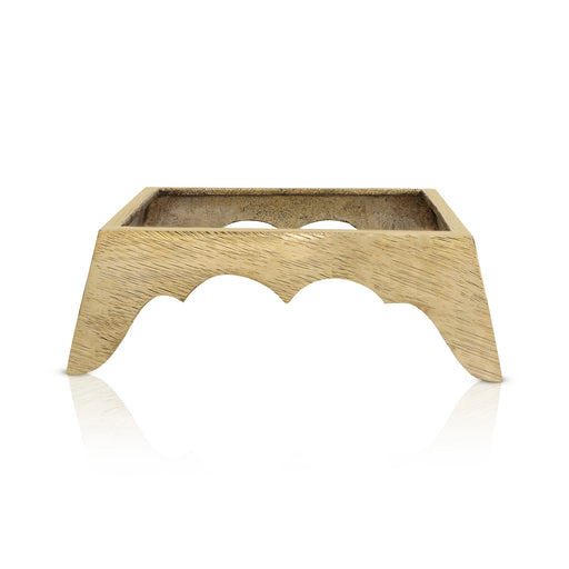 Havan Kund Stand - 1.5 x 4 x 4 Inches | Brass Hawan Stand/ Hawan Kund Stand for Pooja - Havan Kund