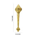 Hanuman Gada - 7 x 1.5 Inches | Brass Astra/ Hanuman Ki Gada/ Brass Gada for Swamy Alangaram - Deity Accessories