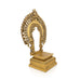 Prabhavali Arch with Peedam - 18 x 12 Inches | Antique Brass Thiruvachi/ Temple Prabhavali - Pooja Accessories