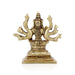 Varahi Amman Murti - 3.5 x 3.25 Inches | Varahi Idol/ Antique Brass Statue / Varahi 8 Hands Idol for Pooja - Brass Murties