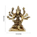 Varahi Amman Murti - 3.5 x 3.25 Inches | Varahi Idol/ Antique Brass Statue / Varahi 8 Hands Idol for Pooja - Brass Murties