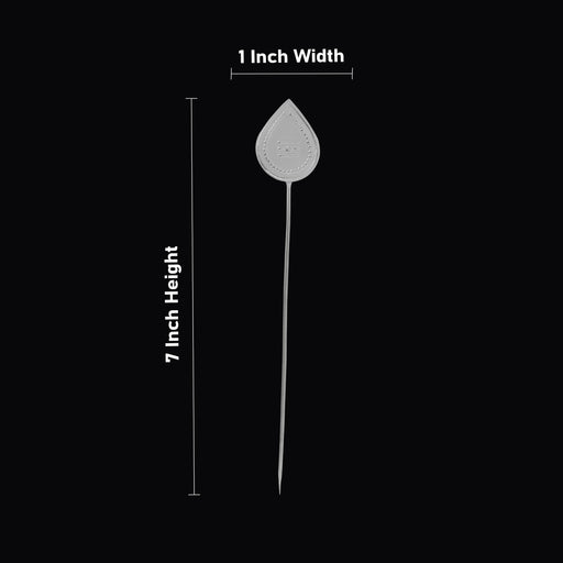 Murugan Vel - 7 x 1 Inches | White Metal Astras/ Muruga Vel for Car & Deity Decor - Deity Accessories