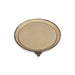 Brass Plate With Leg - 2 x 7 Inches | Pooja Stand/ Pin Tray/ Pooja Asan for Deity - Pooja Plate & Tray