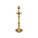 Kuthu Vilakku - 22 x 6 Inches | Brass Lamp/ Lotus Pirai Design Brass Deepam/ Brass Pooja Diya for Pooja - Kuthuvilakku
