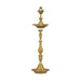 Kuthu Vilakku - 22 x 6 Inches | Brass Lamp/ Lotus Pirai Design Brass Deepam/ Brass Pooja Diya for Pooja - Kuthuvilakku