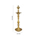 Kuthu Vilakku - 22 x 6 Inches | Brass Lamp/ Lotus Pirai Design Brass Deepam/ Brass Pooja Diya for Pooja - Kuthuvilakku