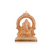 Ganesh Murti With Arch - 2.5 x 1.75 Inches | Copper Idol/ Ganpati Murti Sitting On Base for Pooja - Copper Murties