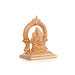 Ganesh Murti With Arch - 2.5 x 1.75 Inches | Copper Idol/ Ganpati Murti Sitting On Base for Pooja - Copper Murties