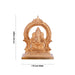 Ganesh Murti With Arch - 2.5 x 1.75 Inches | Copper Idol/ Ganpati Murti Sitting On Base for Pooja - Copper Murties