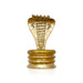 Nagabharanam Statue - 20 x 8 Inches | Brass Sheet Nagabaranam for Deity - Deity Accessories