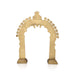 Brass Thiruvatchi | Inner 18 x 11 Inches / Outer 24 x 19 Inches / Prabhavali / Brass Thiruvachi for Deity - Deity Accessories