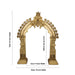 Brass Thiruvatchi | Inner 18 x 11 Inches / Outer 24 x 19 Inches / Prabhavali / Brass Thiruvachi for Deity - Deity Accessories