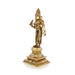 Meenakshi Amman Statue Standing On Base- 9 X 3 Inches | Meenakshi Amman Idol/Antique Brass Idol For Temple Pooja - Brass Murties