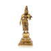Meenakshi Amman Statue Standing On Base- 9 X 3 Inches | Meenakshi Amman Idol/Antique Brass Idol For Temple Pooja - Brass Murties