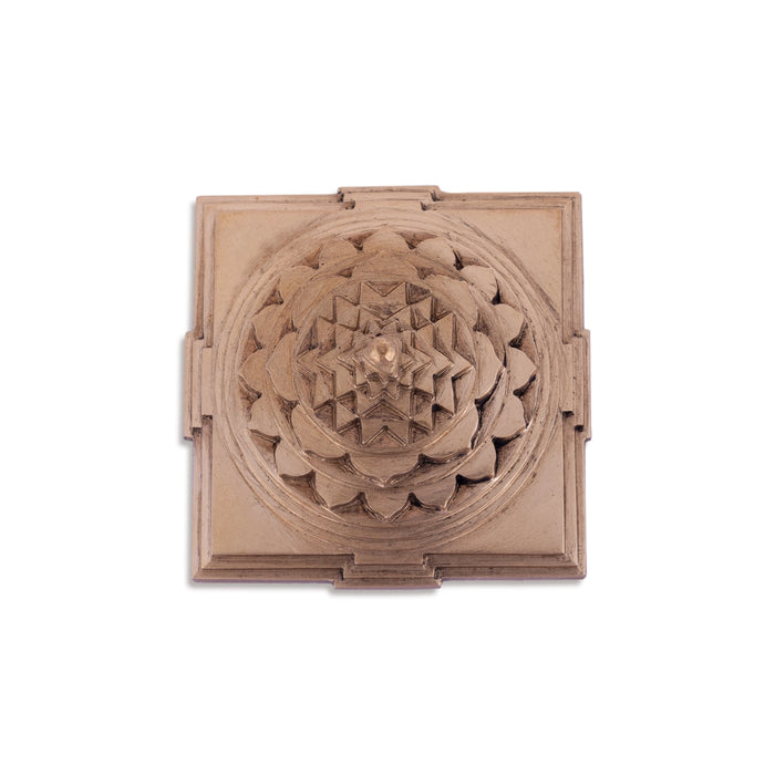 Ardha Meru - 1 X 2 X 2 Inches | Panchaloham Maha Meru/ Sri Yantra For Positive Energy And Spiritual Pooja - Maha Meru & Yantra