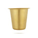 Brass Tumbler - 3 X 3 Inches | Matte Finish Coffee Tumbler/ Brass Cup For Home - Kitchen