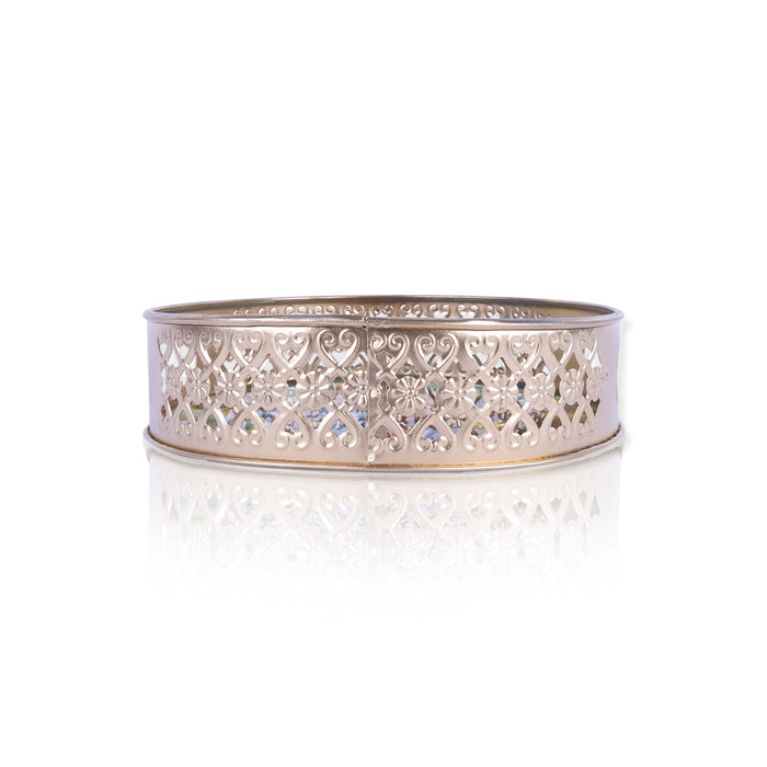 Yasodha Krishna Murti Design Pichwai Tray With Handle- 2 X 8 Inches | Thali Plate/Decorative Plate For Serving - Pooja Plate & Tray