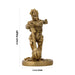 Bahubali Hanuman Murti - 4 X 2 Inches | Antique Brass Idol/ Anjaneya Statue For Strength And Pooja - Brass Murties