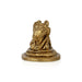 Nandi Statue With Base - 1.25 X 2 Inches | Antique Brass Idol/ Nandhi Statue For Spiritual Vibes And Pooja - Brass Murties
