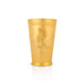 Brass Tumbler - 4.5 X 3 Inches | Flower Design Brass Cup/ Coffee Tumbler For Traditional Serving And Pooja - Kitchen