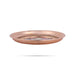 Plate With Sticker - 6 Inches | Stainless Steel/ Copper Finish Pooja Plate/ Thali Plate for Home & Pooja - Pooja Plate & Tray