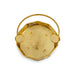 Traditional Pooja Basket With Handle - 7.75 X 8.25 Inches | Flower Basket/ Brass Basket For Temple Pooja - Basket