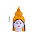 Devi Face Set - 8 Inches | Zinc Ammavari Face/ Ashtalakshmi Face For Pooja Setup And Varalakshmi Decor - Deity Jewellery & Vastra Sets