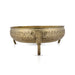 Elephant Leg Urli - 3.75 x 10 inches | Brass Uruli/ Brass Urli for Home & Office Decoration - Uruli & Flower Pot