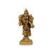 Kannika Parameshwari Amman Standing On Base- 2.25 X 1 Inches | Antique Brass Idol/Kanyaka Parameshwari For Pooja - Brass Murties