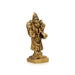 Kannika Parameshwari Amman Standing On Base- 2.25 X 1 Inches | Antique Brass Idol/Kanyaka Parameshwari For Pooja - Brass Murties
