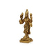 Kannika Parameshwari Amman Standing On Base- 2 X 1 Inches | Antique Brass Idol/ Kanyaka Parameshwari For Pooja - Brass Murties