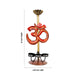 Om Design Tealight Candle Holder - 14 X 6.25 Inches | Iron T Light Holder/ Tea Light Stand For Home Decor - Table Stand Accessories