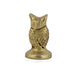 Owl Statue - 1.5 x 0.75 Inches | Brass Idol/ Owl Figurine/ Owl Sculpture For Home Decor, Vastu And Gifting - Table Stand Accessories