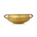 Flower Design Urli - 10.5 x 3.75 inches | Brass Uruli/ Brass Urli for Home & Office Decoration - Uruli & Flower Pot