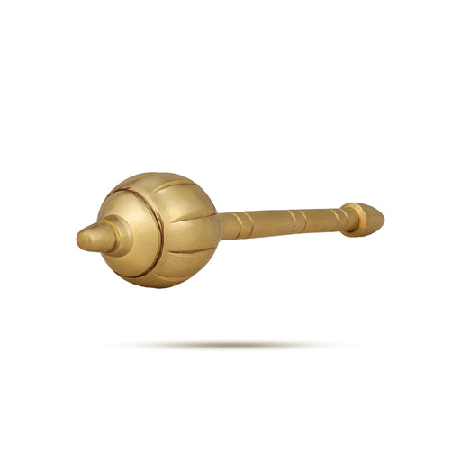 Hanuman Gadhai - 7.5 Inches | Brass Astra/ Hanuman Ki Gada/ Brass Gada for Swamy Alangaram - Deity Accessories