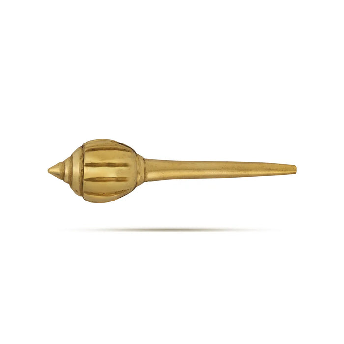 Hanuman Gada - 3.5 Inches | Brass Astra/ Swamy Alangaram/ Gadhai for Deity Decoration